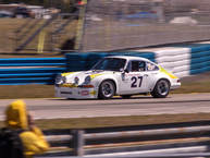 Straat Automobile 1967 Porsche 911 Bahama Yellow 908038